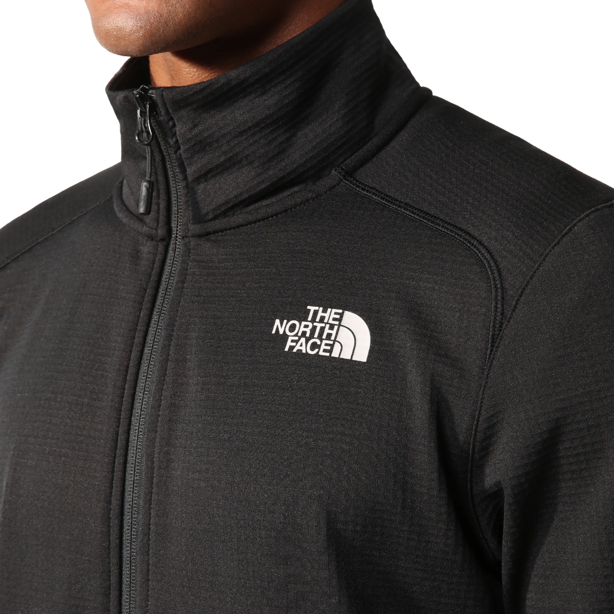 The North Face Men’s Quest Full Zip Stretch Fleece (Black)