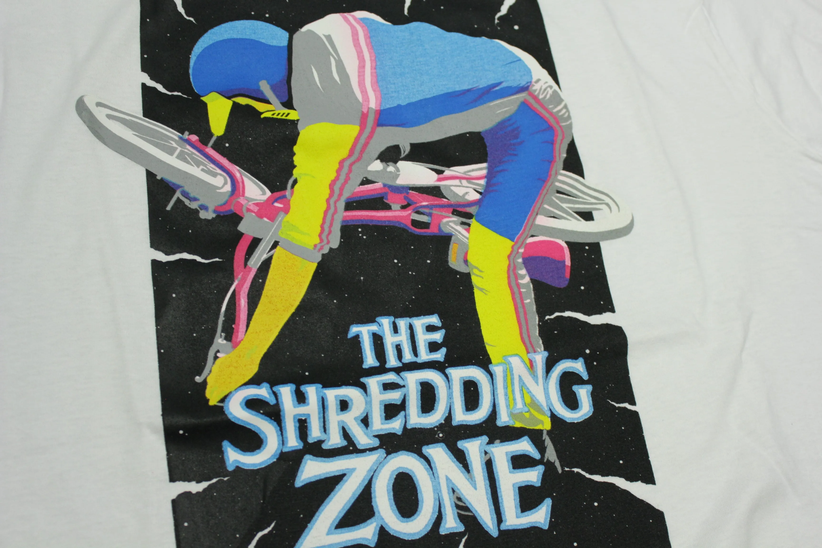 The Shredding Zone 1987 Airwaves Vintage 80's BMX T-Shirt