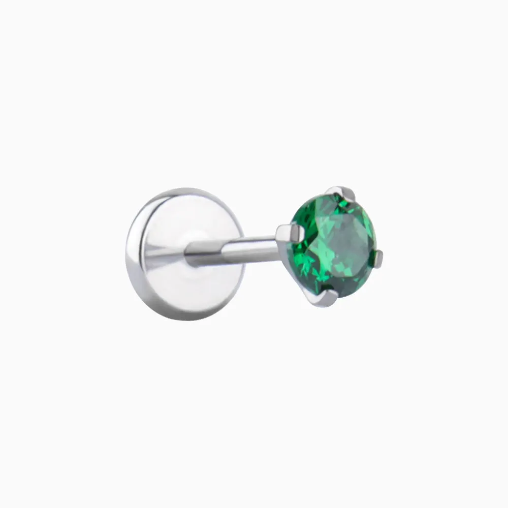 Titanium Gemstones Stud