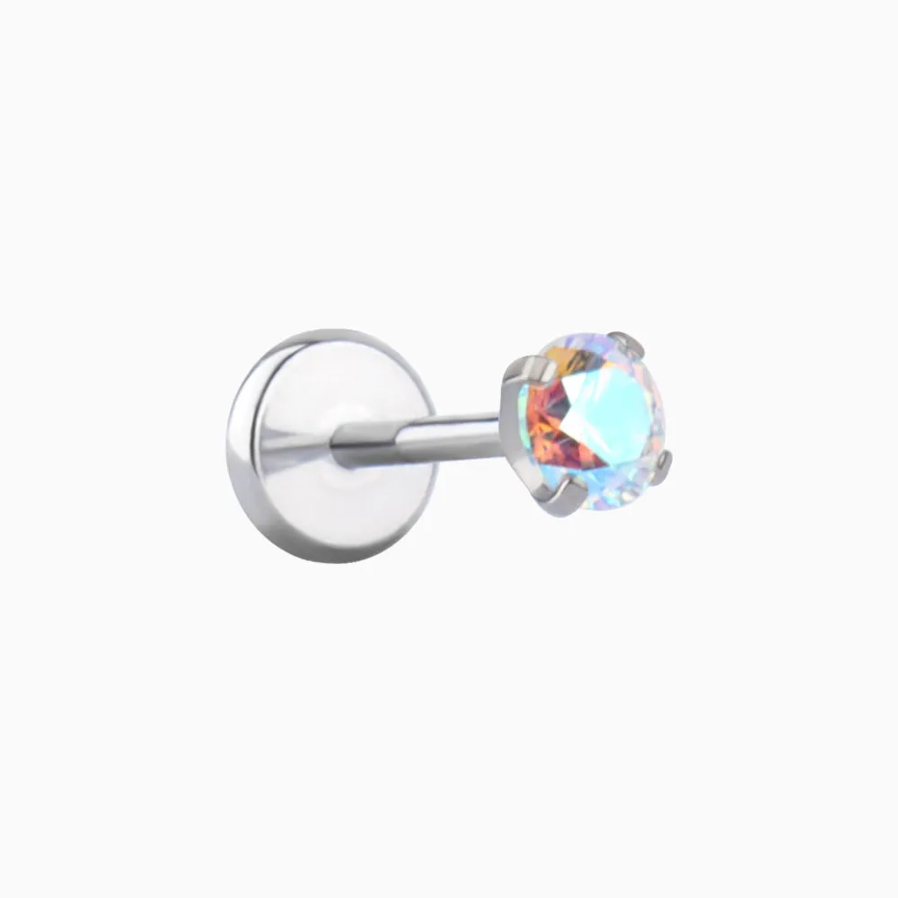 Titanium Gemstones Stud