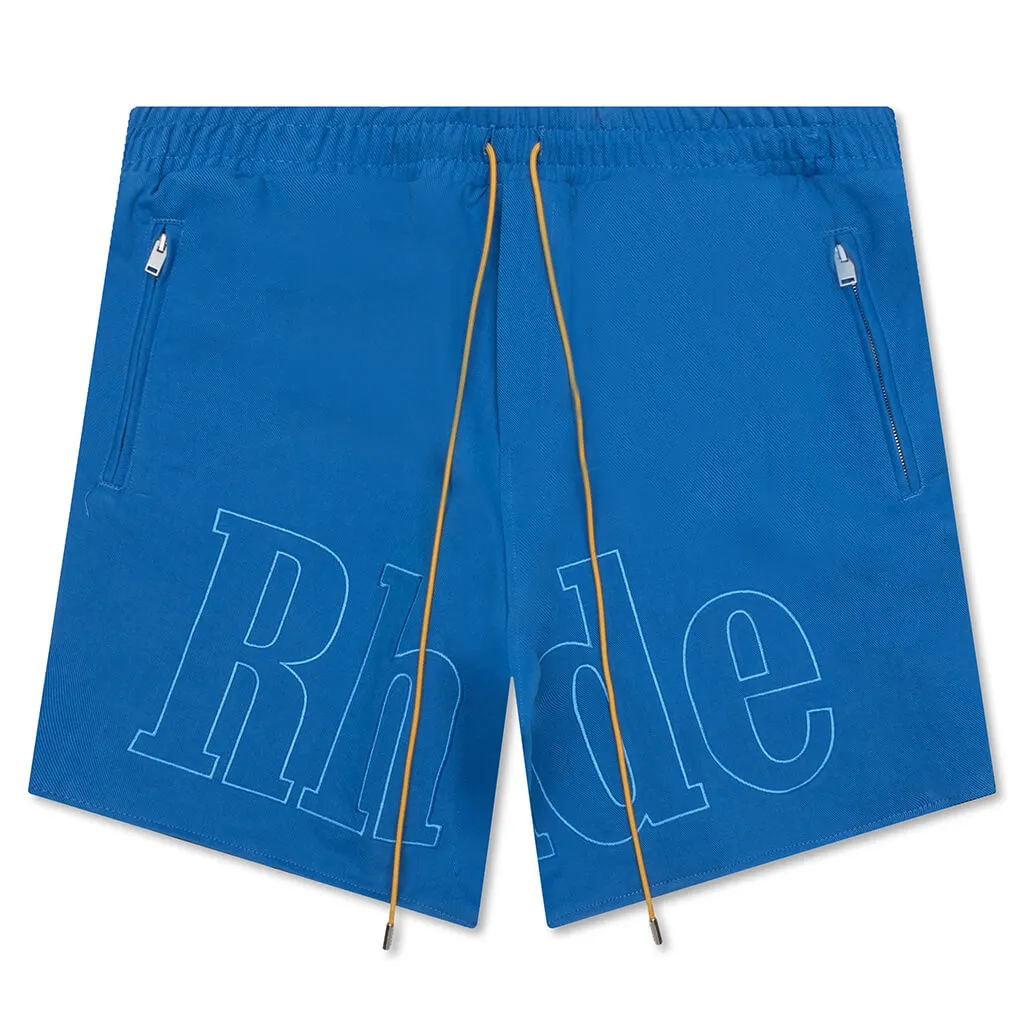 Tonal Logo Short - Electric Blue