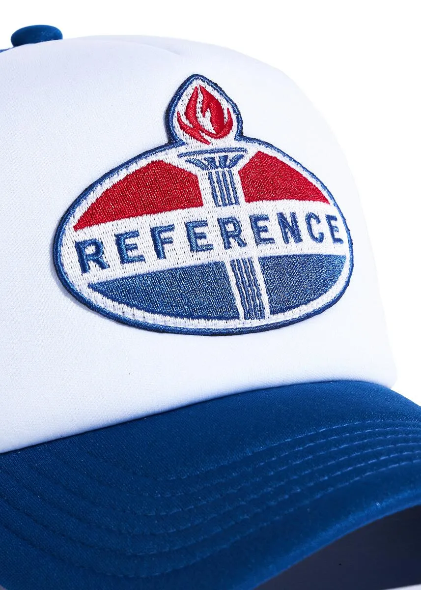 TORCH TRUCKER HAT WHITE/ROYAL