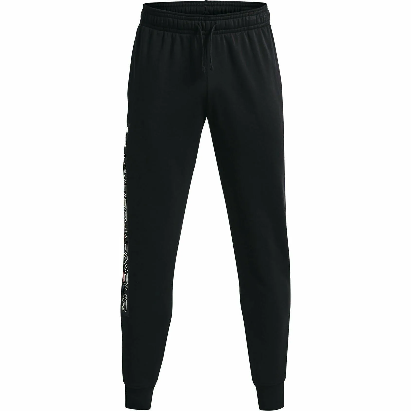 Under Armour Rival Fleece Graphic Mens Training Joggers - Black