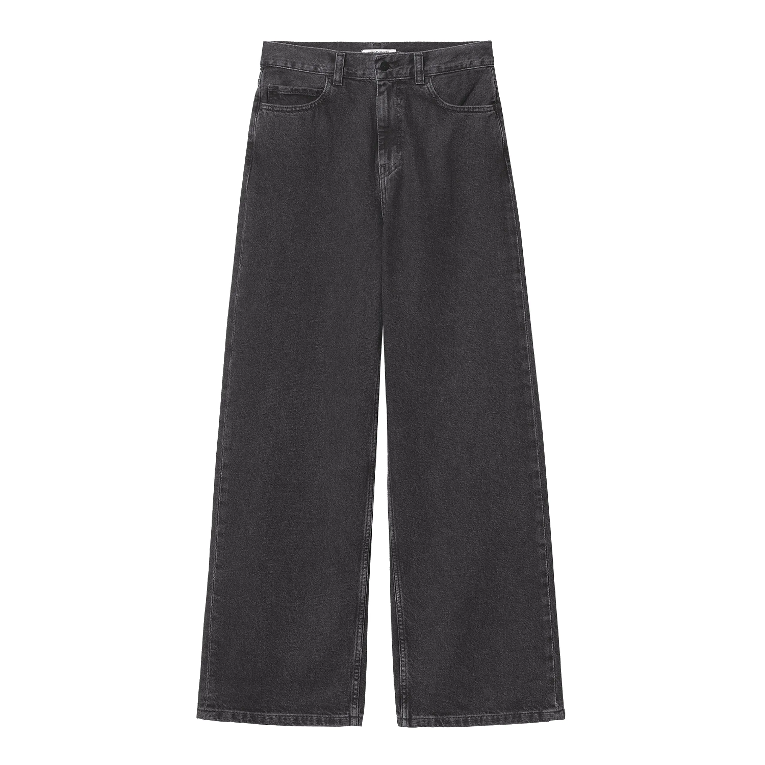 W' JANE PANT BLACK HEAVY STONE WASH