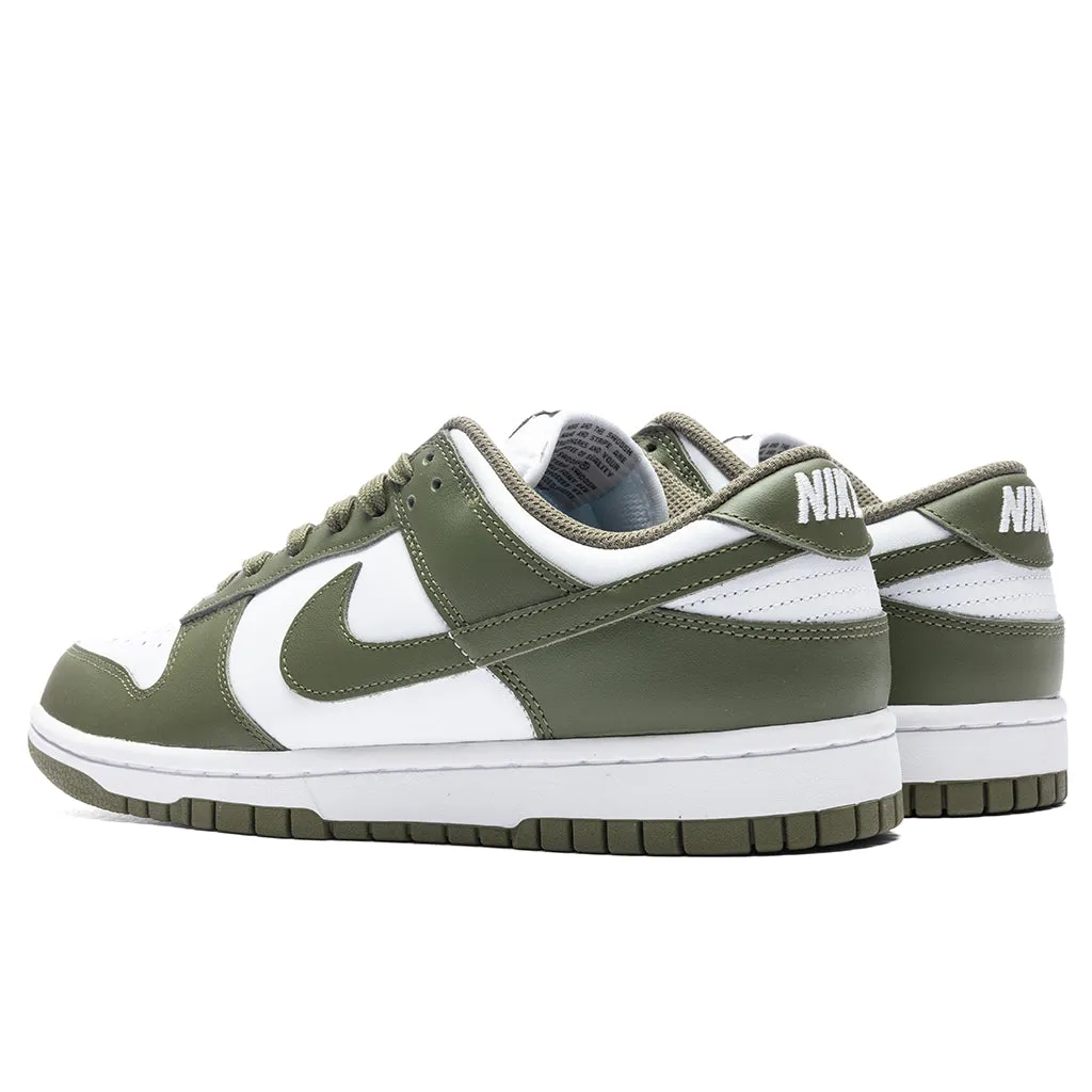 Women's Dunk Low - White/Medium Olive