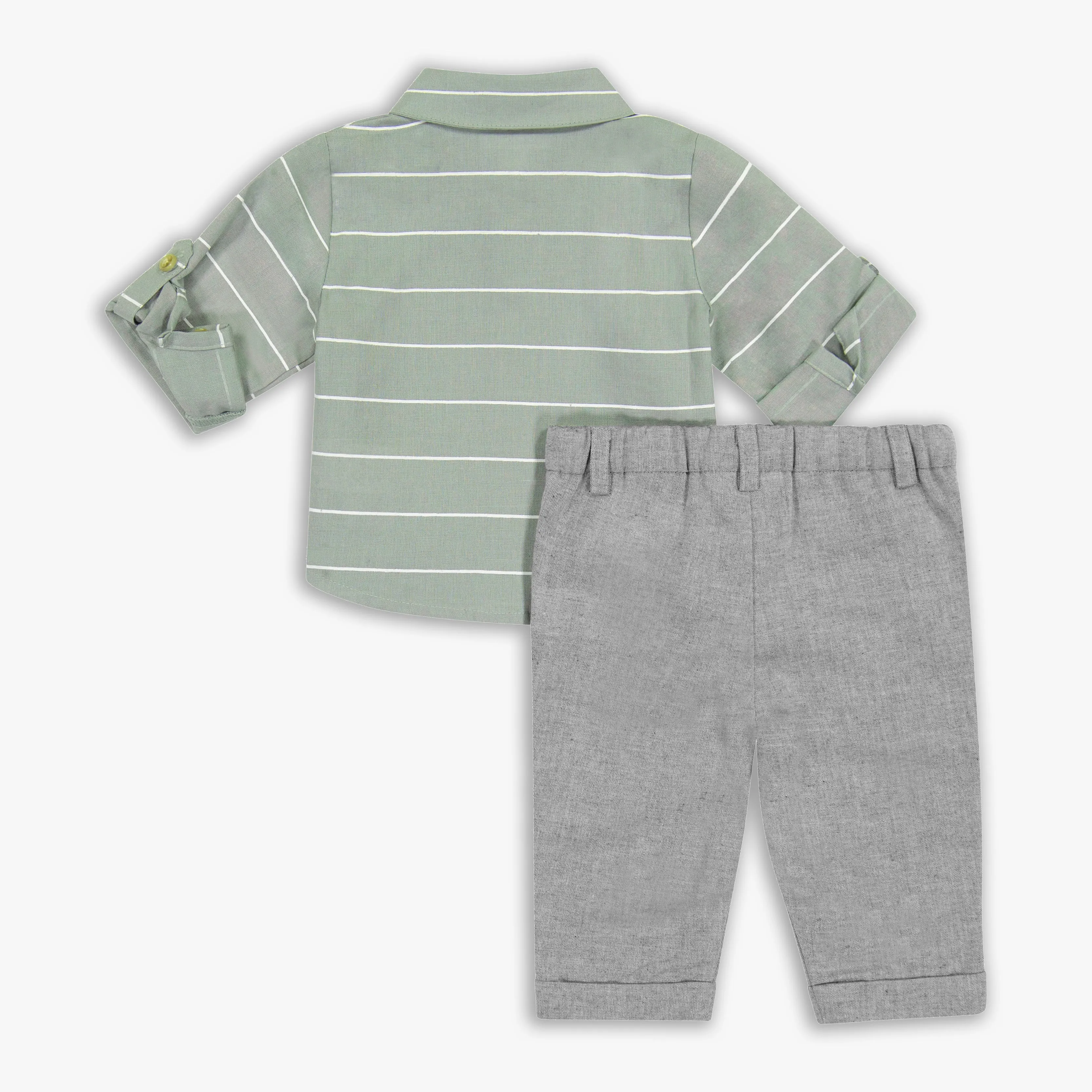 Woven Shirt & Pant Set