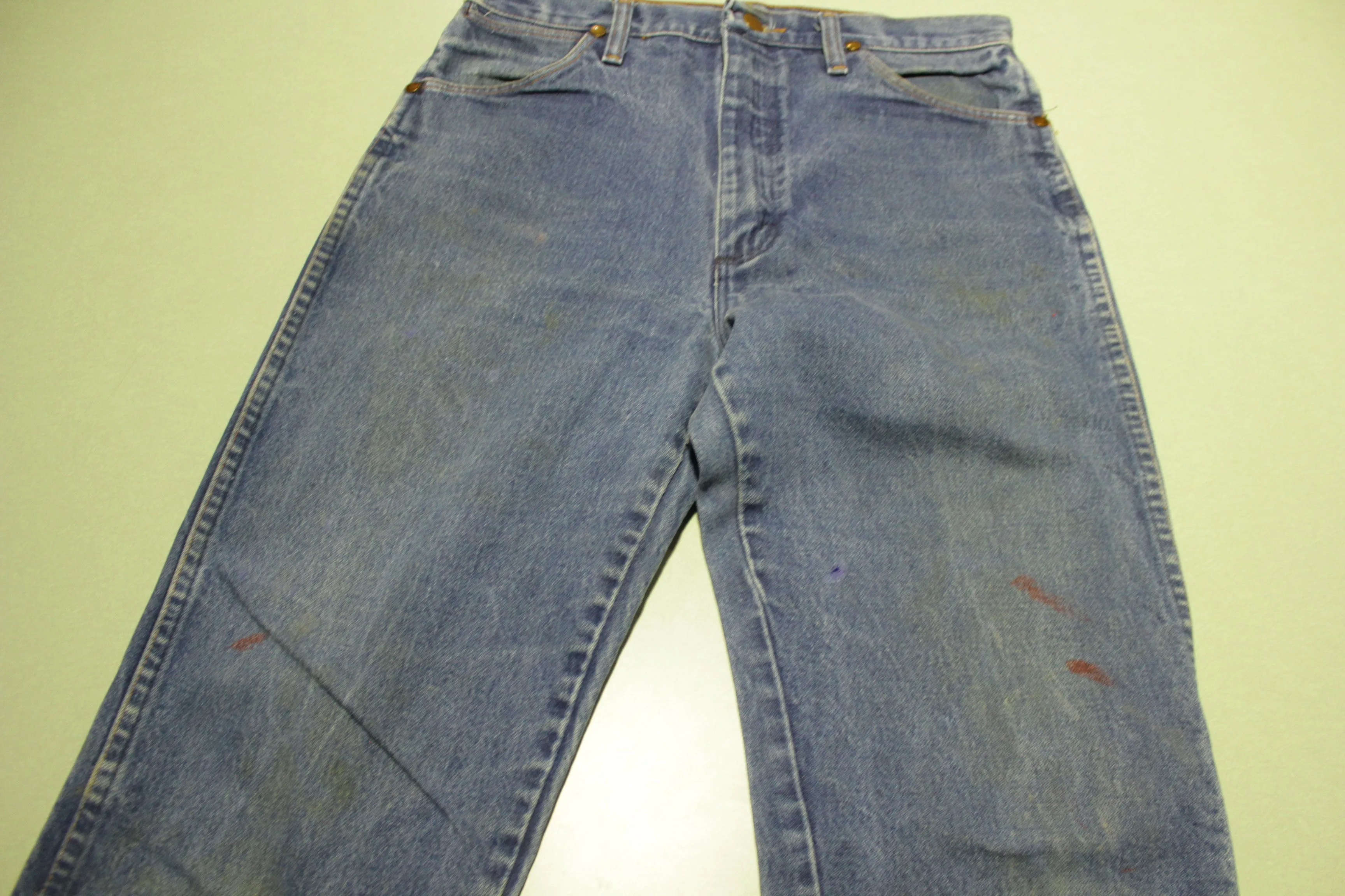 Wrangler 13MWZ Vintage 90's USA Cowboy Cut Rodeo Vintage Denim Blue Jeans