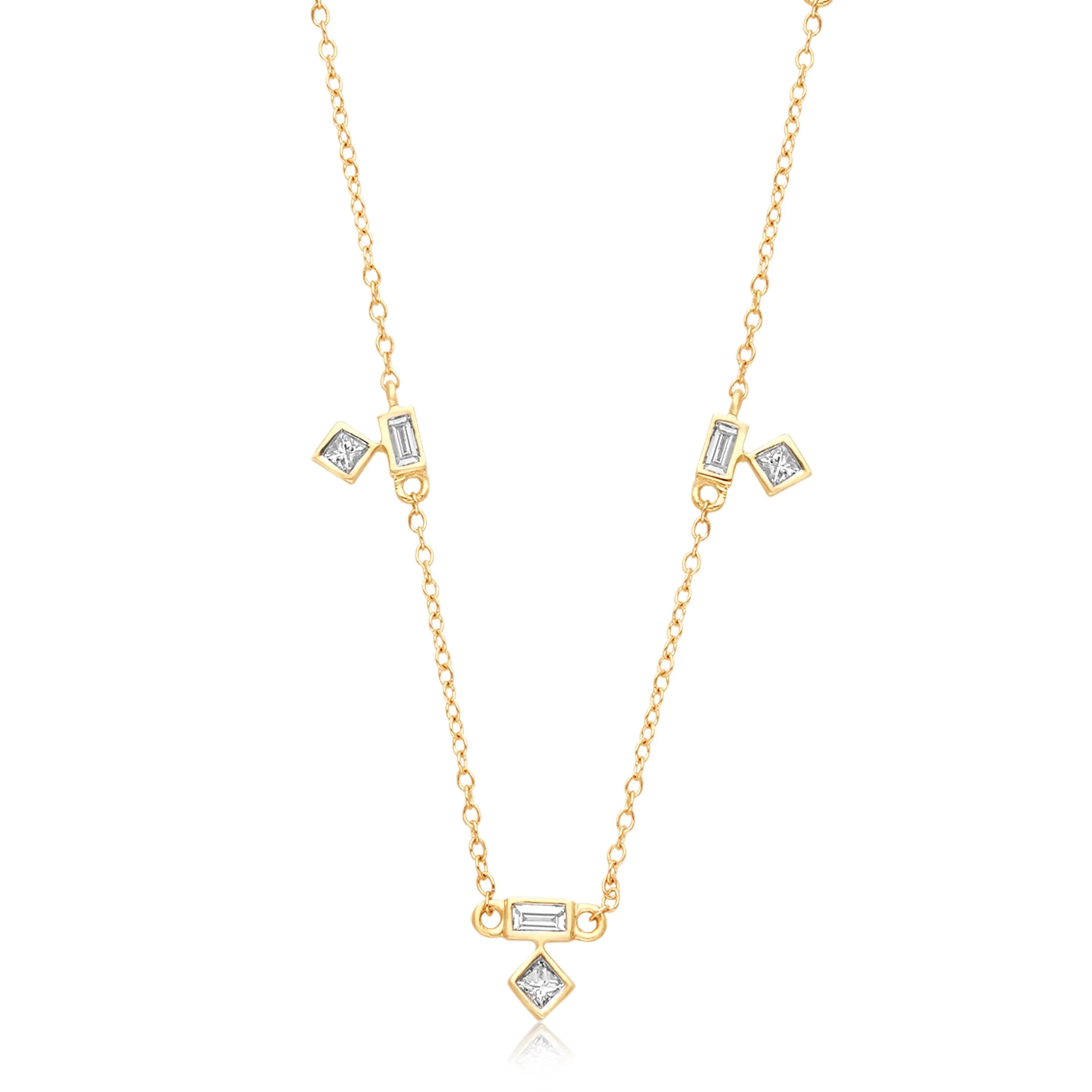 Yellow Gold Diamond Legendary Necklace